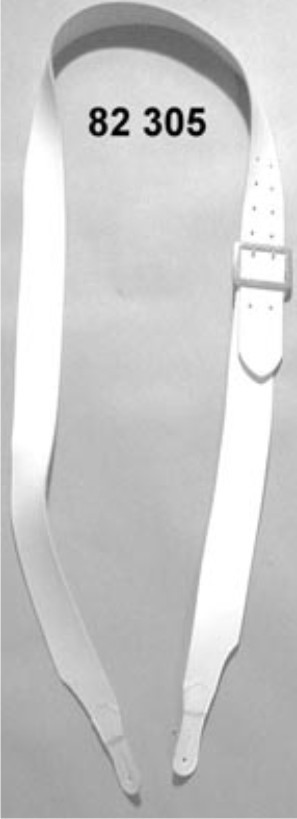Bandoliere 145-170cm Enden weiß